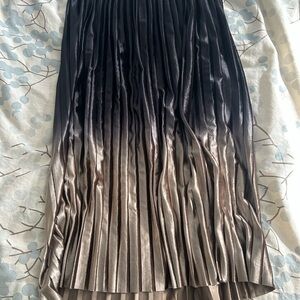 THML Black and Pewter ombré Midi Skirt
